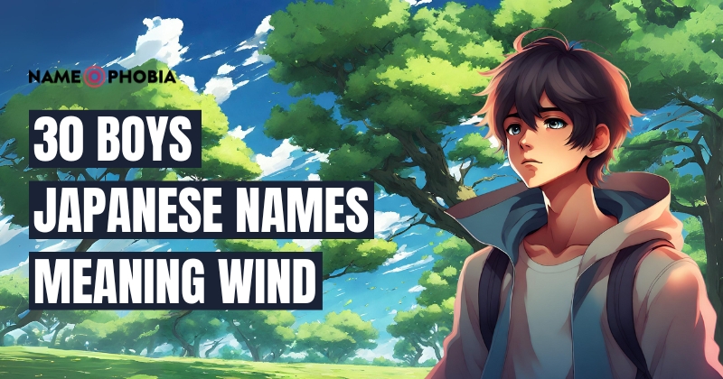 Japanese names meaning wind