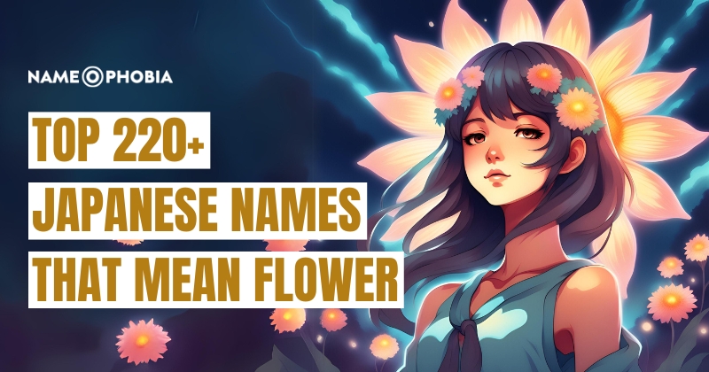 Japanese names that mean flower