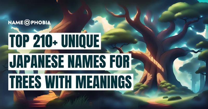 Japanese Names for Trees