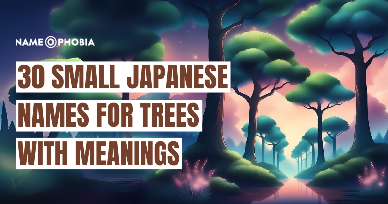 Japanese Names for Trees