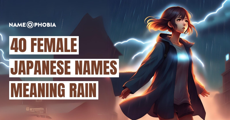 Japanese Names Meaning Rain