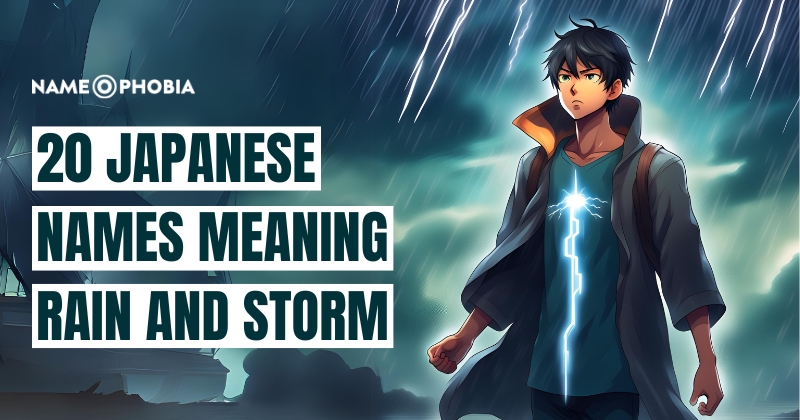 Japanese Names Meaning Rain