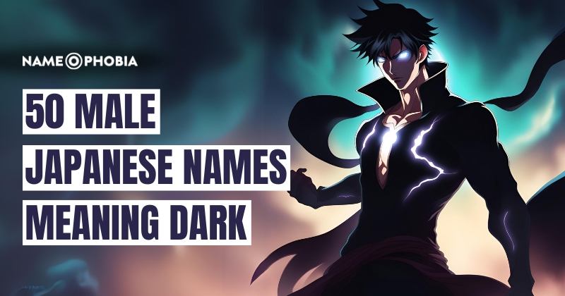 Japanese Names Meaning Dark