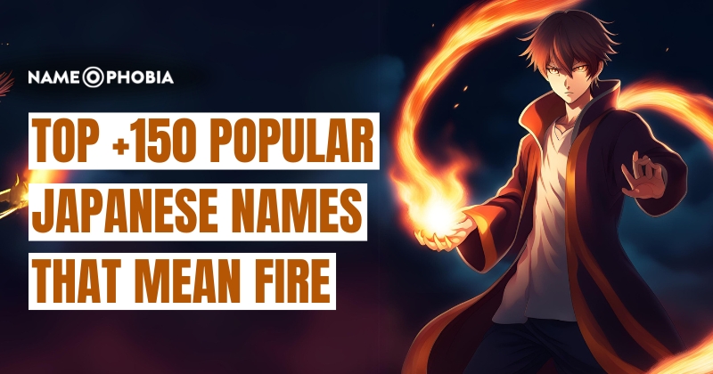 Japanese names that mean fire