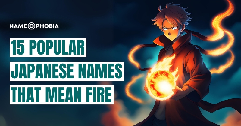 Japanese names that mean fire