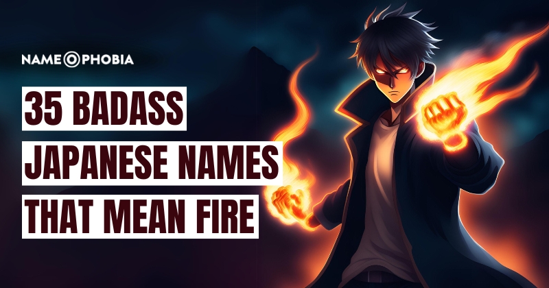 Japanese names that mean fire