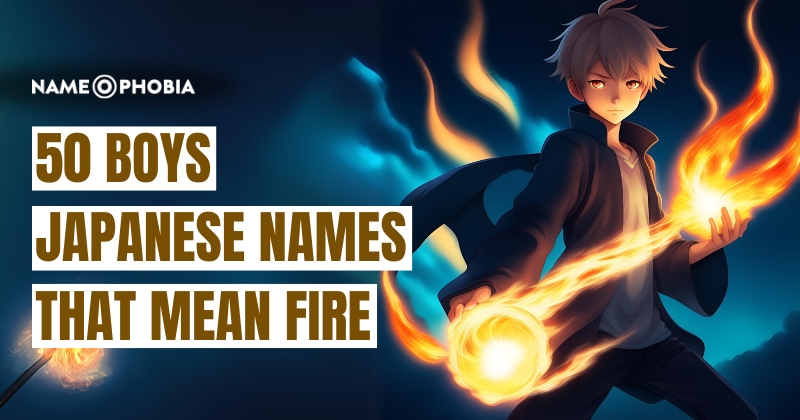 Japanese names that mean fire