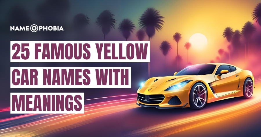 Yellow Car Names