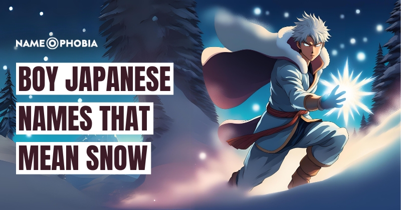 Boy Japanese Names That Mean Snow