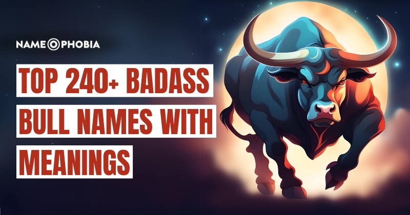 Top 240+ Badass Bull Names With Meanings