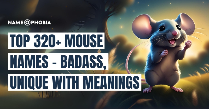 Top 320+ Mouse Names - Badass, Unique With Meanings