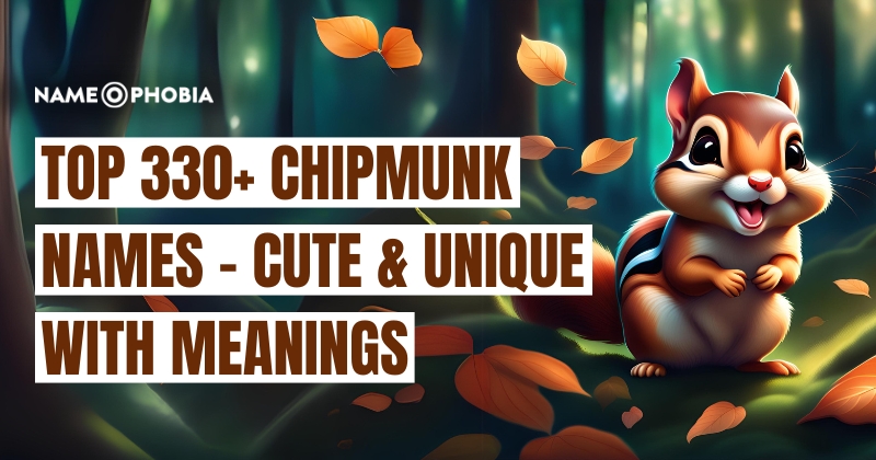 Top 330+ Chipmunk Names - Cute & Unique With Meanings