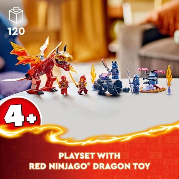 LEGO NINJAGO Kai’s Dragon Battle Playset for Kids