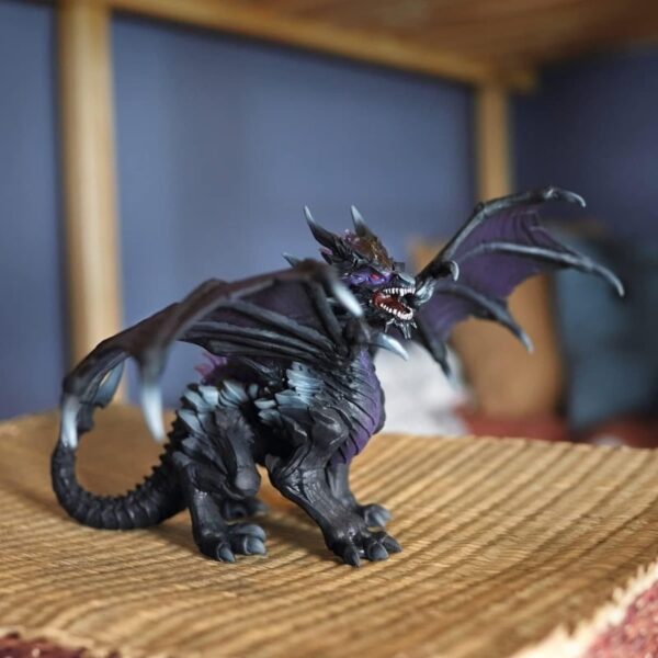 Schleich Eldrador Dragon Toy for Boys and Girls, Shadow Dragon Action Figure with Movable Wings, Ages 7+