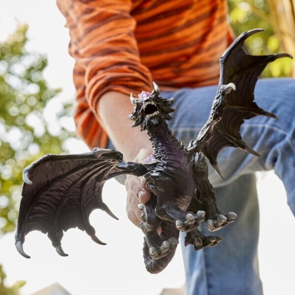 Schleich Eldrador Dragon Toy for Boys and Girls, Shadow Dragon Action Figure with Movable Wings, Ages 7+