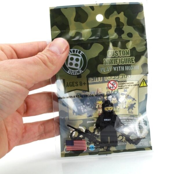 SWAT Team Sniper Custom Minifigure - Police Collectible