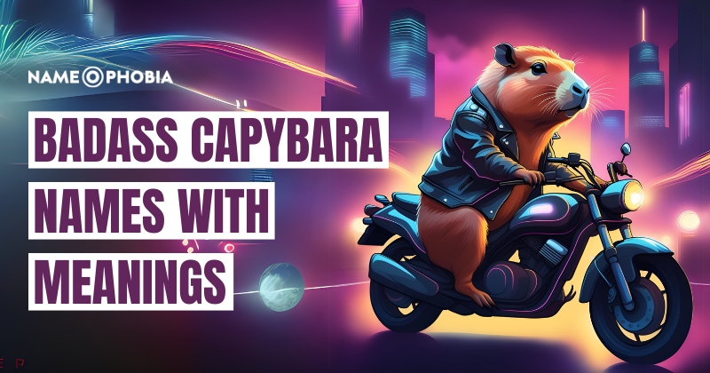 Badass Capybara Names With Meanings