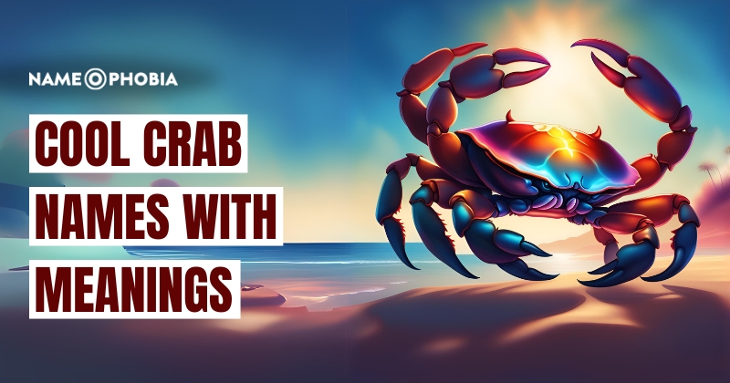 Cool Crab Names with Meanings