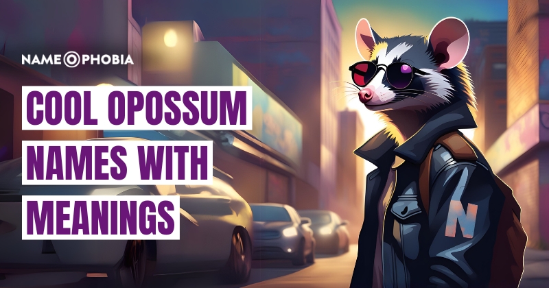 Cool Opossum Names with Meanings