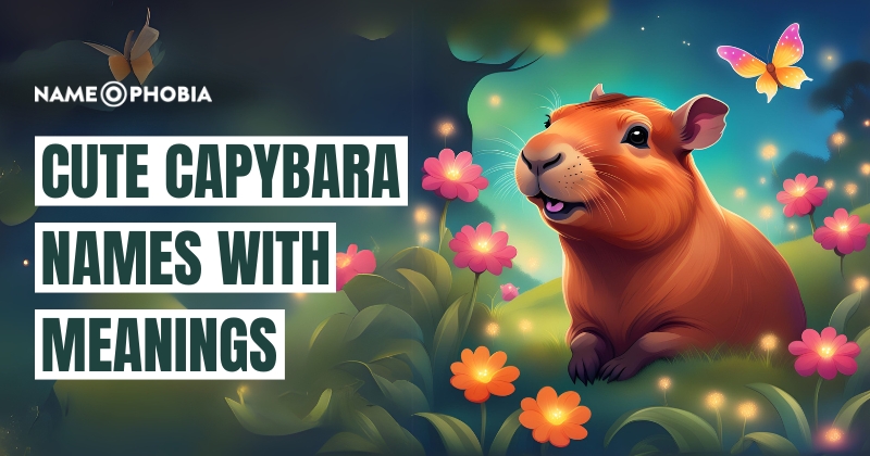 Cute Capybara Names With Meanings