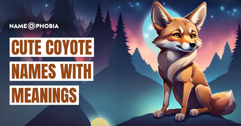 Cute Coyote Names with Meanings