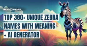 Top 380+ Unique Zebra Names With Meaning + AI Generator