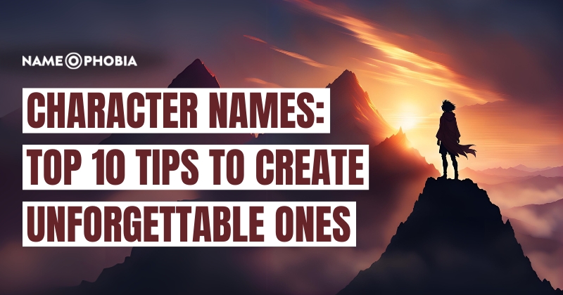 Character Names Top 10 Tips To Create Unforgettable Ones